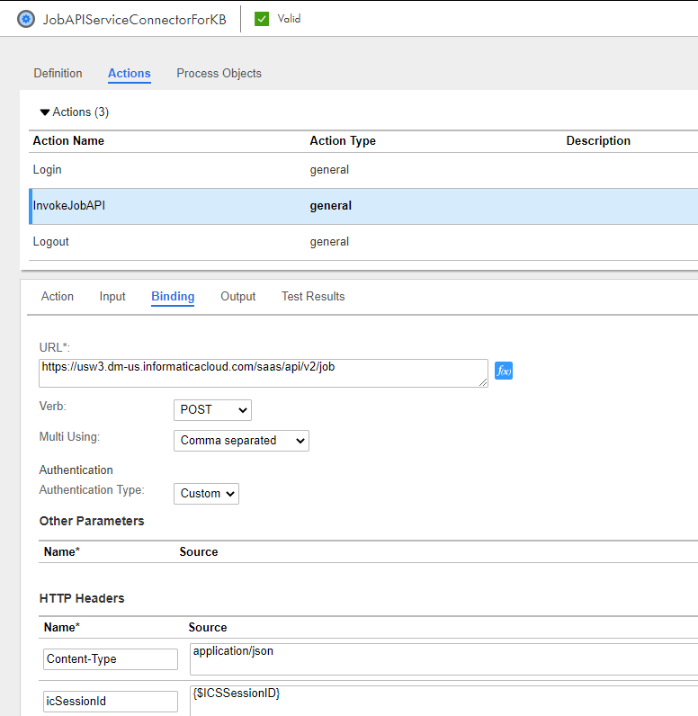 HOW TO: Pass json parameter for POST request to external api calls in CAI