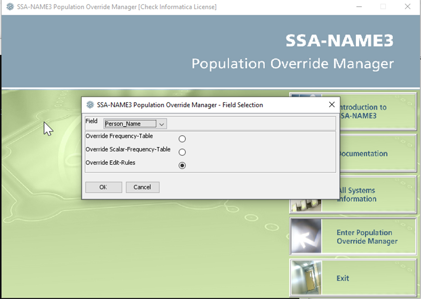 HOW TO Manually add/override the population file in SSAName3