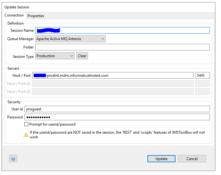HOW TO Perform JMS connection in JMSToolBox in Hosted MDM?