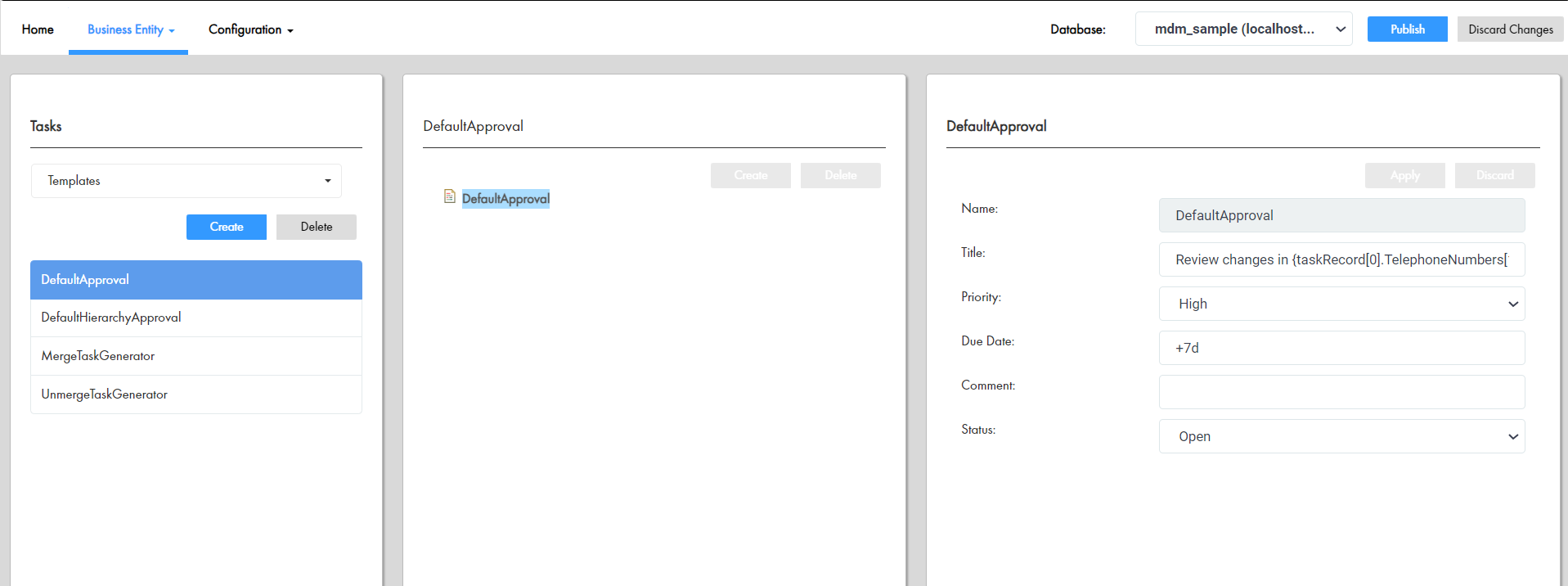 Configuring OOTB activevos workflows with Informatica MDM