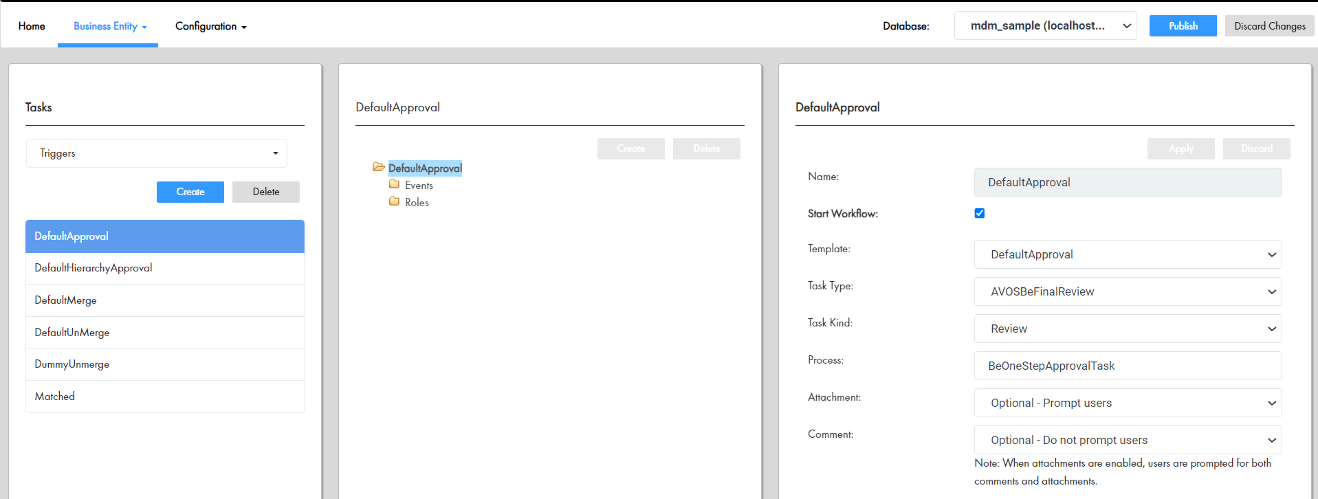 Configuring OOTB activevos workflows with Informatica MDM