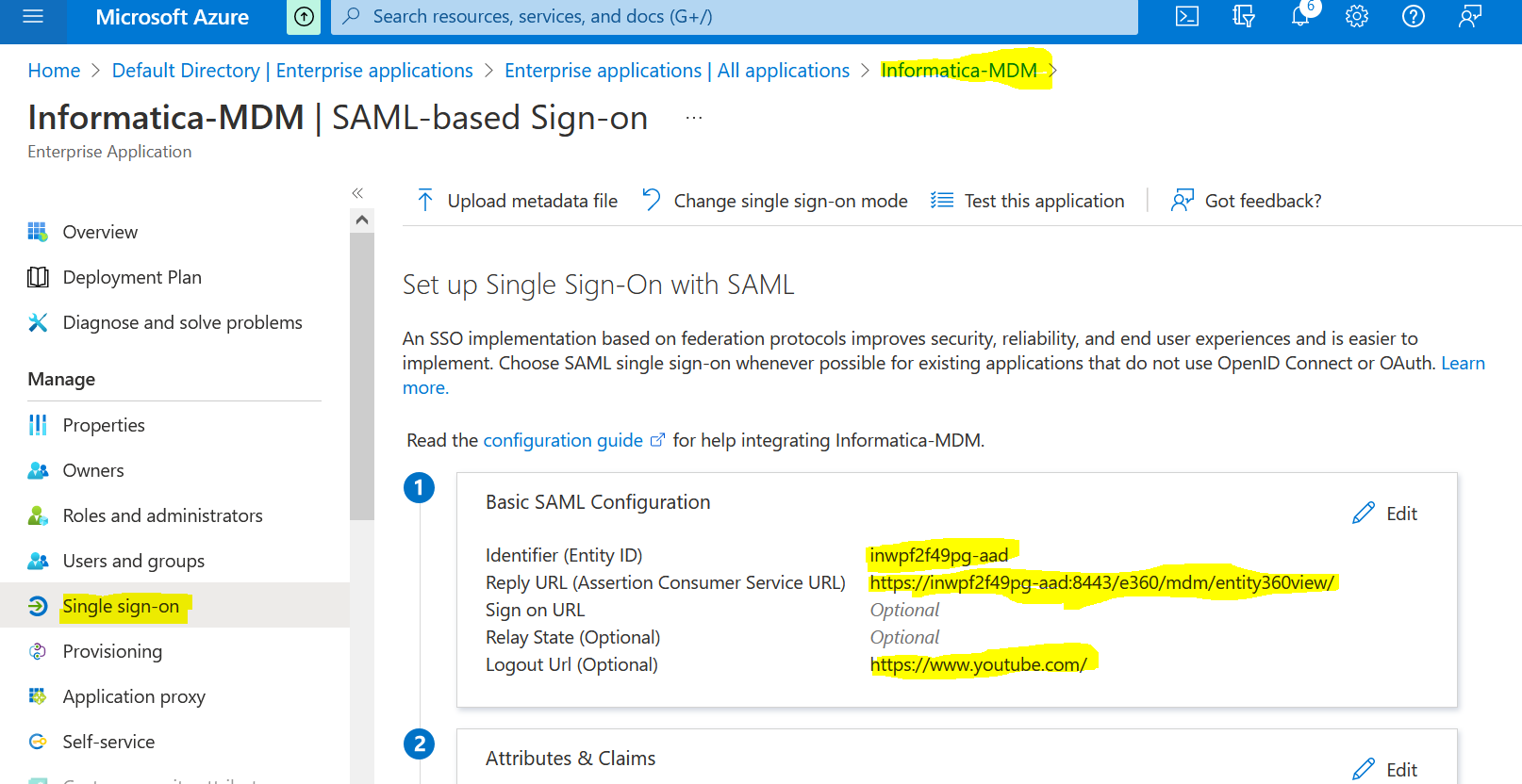 HOW TO Use MDM Custom Login Config App to configure SAML SSO with