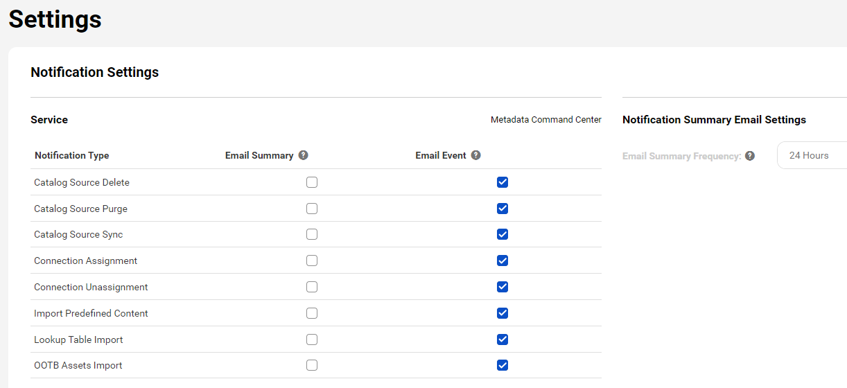 HOW TO: Enable or disable email notifications for CDGC jobs