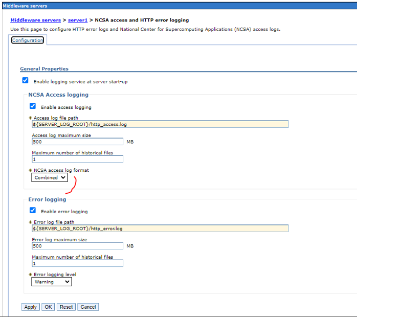 HOW TO: Enable Access Logging in MDM installed on IBM WebSphere