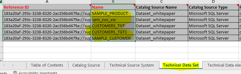HOW TO: Create business datasets from technical datasets using bulk ...