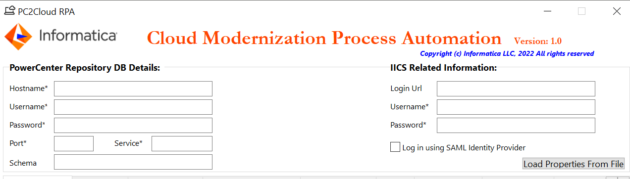 HOW TO: Launch RPA tool for PC2IICS conversion in CDI?