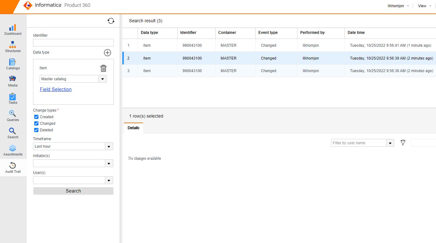 Changes not visible for certain fields in Elastic Search in P360