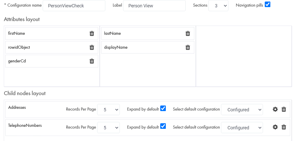 Entire Child BE view records are not displayed when "Expand By Default ...