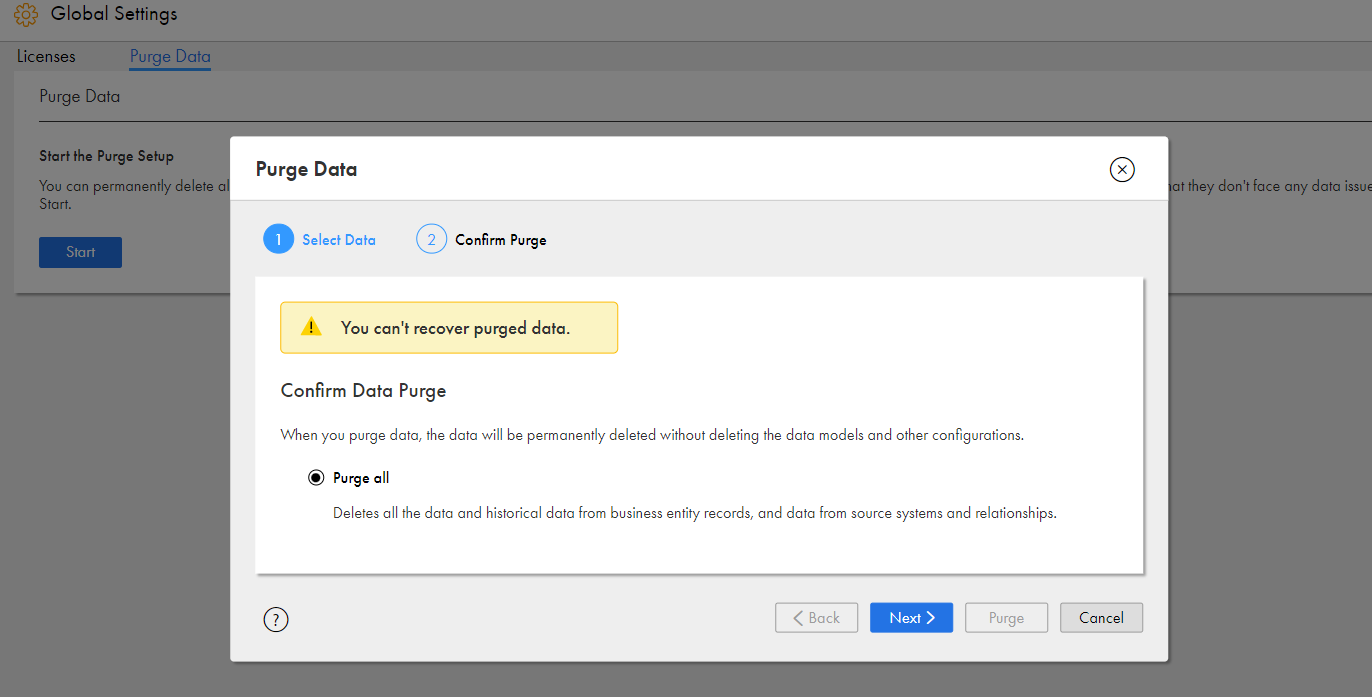 HOW TO Purge data in C360 SaaS production