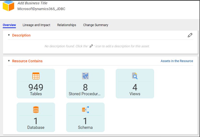 Configuring and Scanning Microsoft Dynamics 365 using JDBC Scanner in EDC