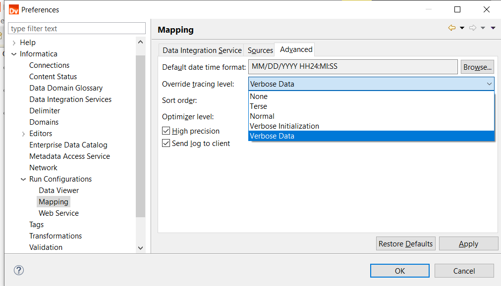 HOW TO: Enable verbose logging for all mappings/Data preview jobs ...