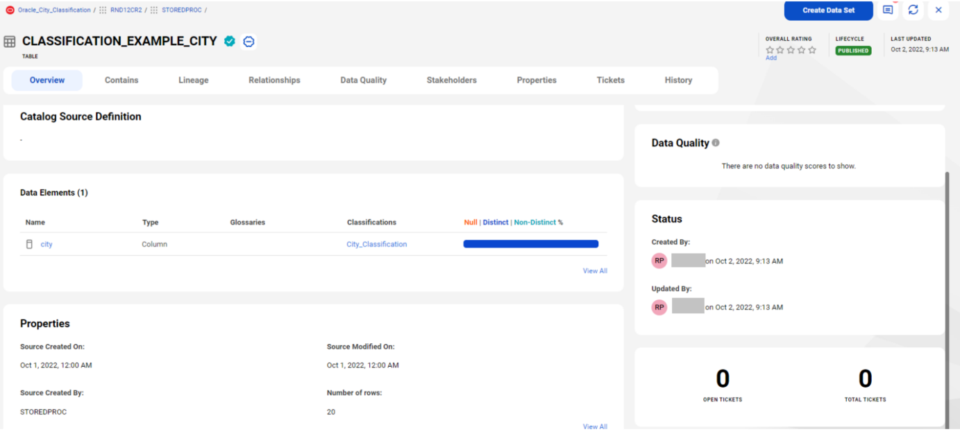 HOW TO: Create and execute the Relational Catalog Source and View the ...