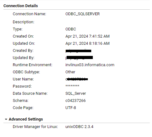HOW TO: Configure ODBC connection for Microsoft SQL Server in Linux in CDI