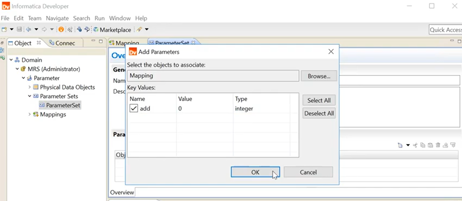 HOW TO: Create and Use Parameter Sets in IDQ