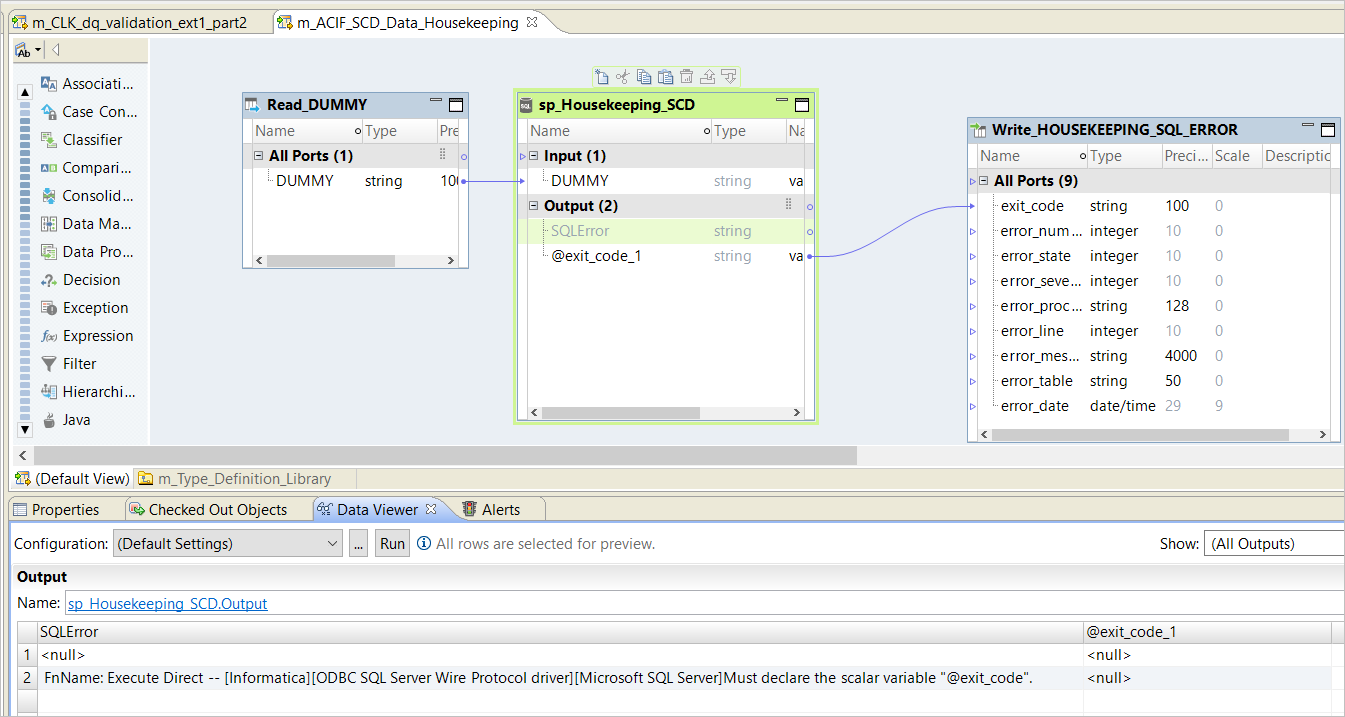 Call SQL server store procedures by custom sql query in sql port of sql ...