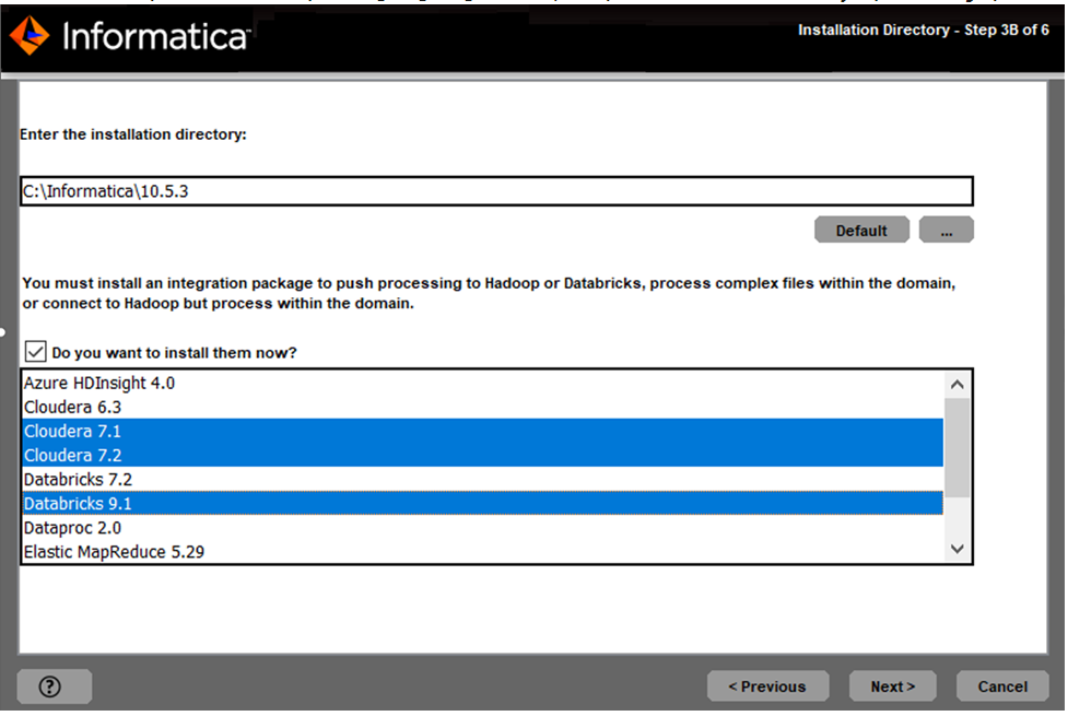 HOW TO: Install Hadoop Binaries along with Informatica 10.5.3 Installation