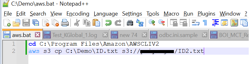How to Install, Configure and Run AWS CLI commands through IICS CDI