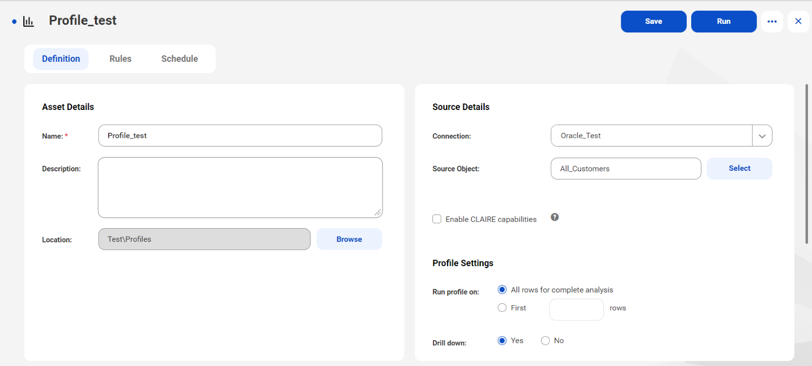 Configuration of Oracle Databases Connection for Cloud Data Quality ...