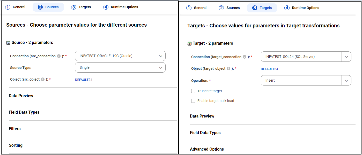 How to loop Data task in Taskflow to run the same parameterized mapping ...