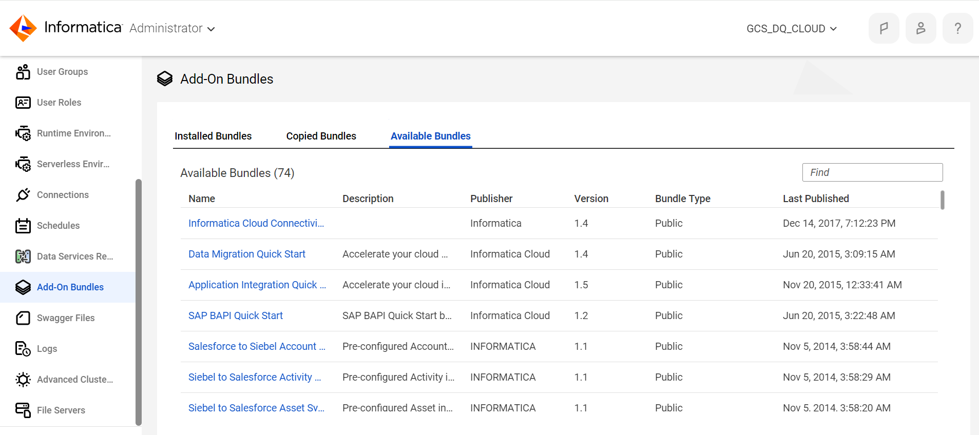 HOW TO: Import Cloud Data Quality Bundle in IICS
