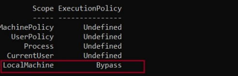 "Security Error : You cannot run this script on the current system , PS ...