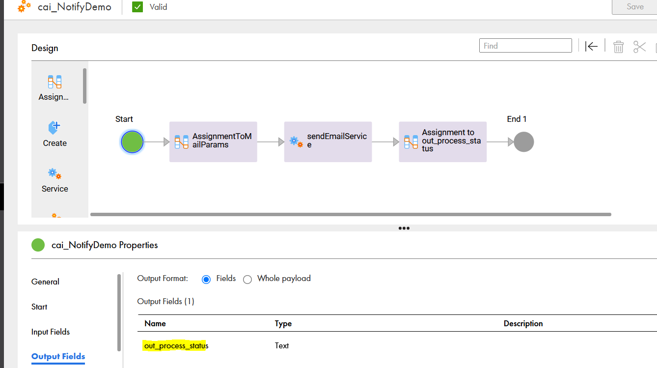 Taskflow does not end if the CAI process called through IntegrationOps ...