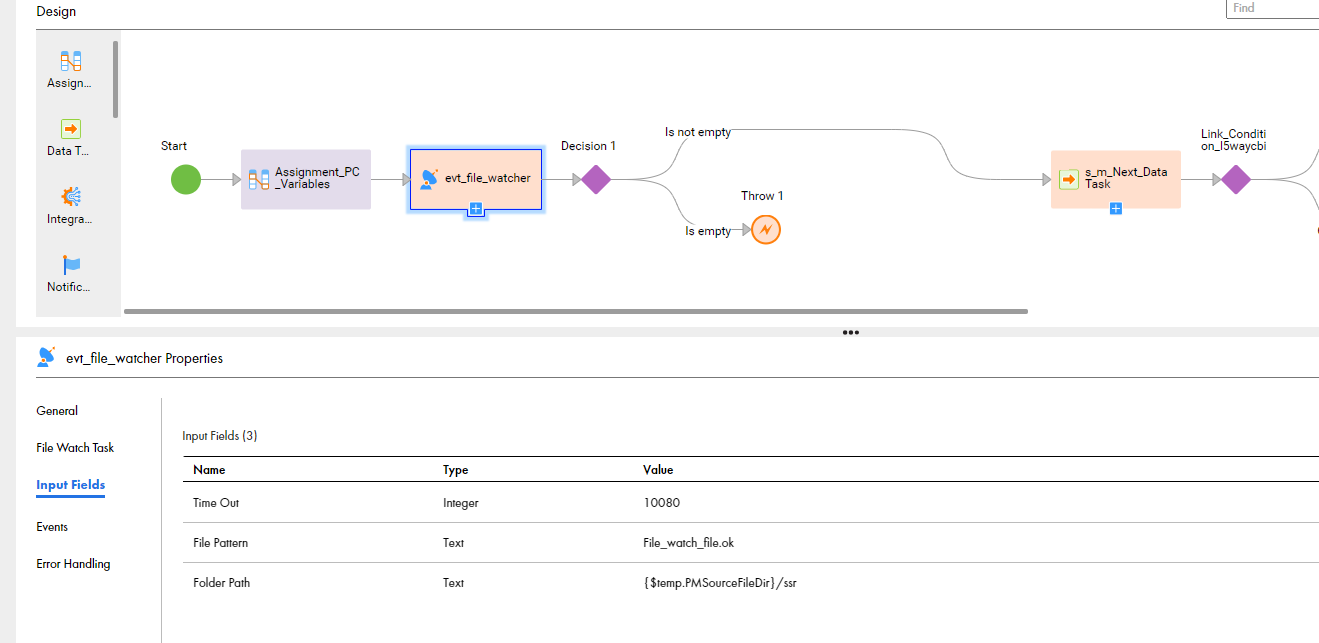 FAQ: How to configure File Watcher task in IDMC Taskflow