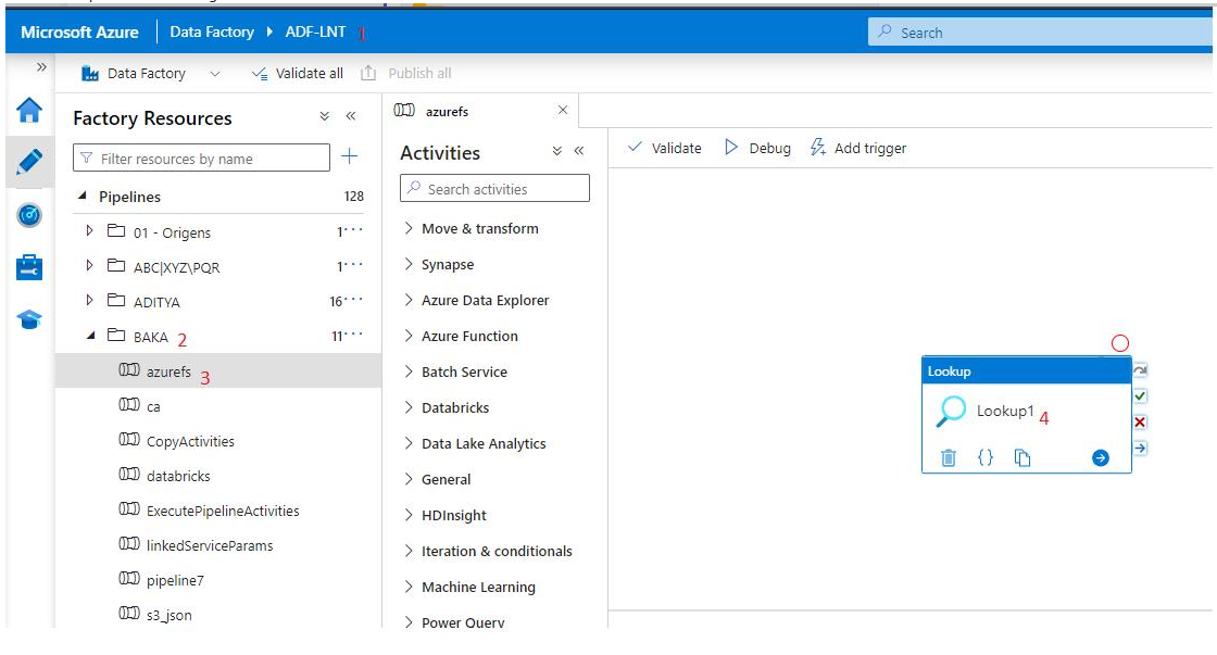 HOW TO: Configure a Filter for an Azure Data Factory by example