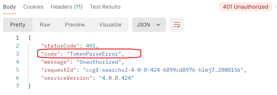 CDGC Troubleshooting guide for REST API