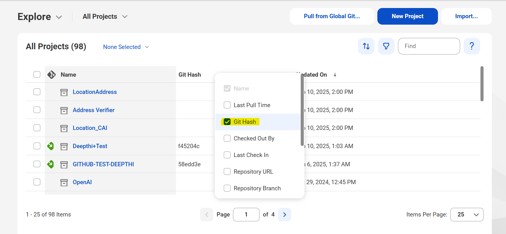 Version control using Github in IICS - How to know the current checked ...