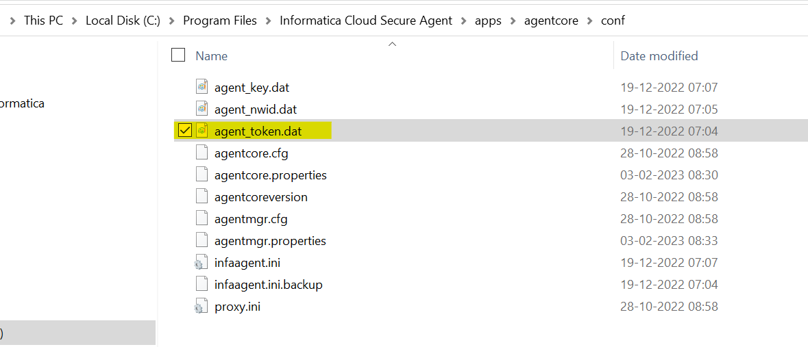 ERROR: Login failed: [/apps/Informatica/Secure_Agent_new/apps/agentcore ...
