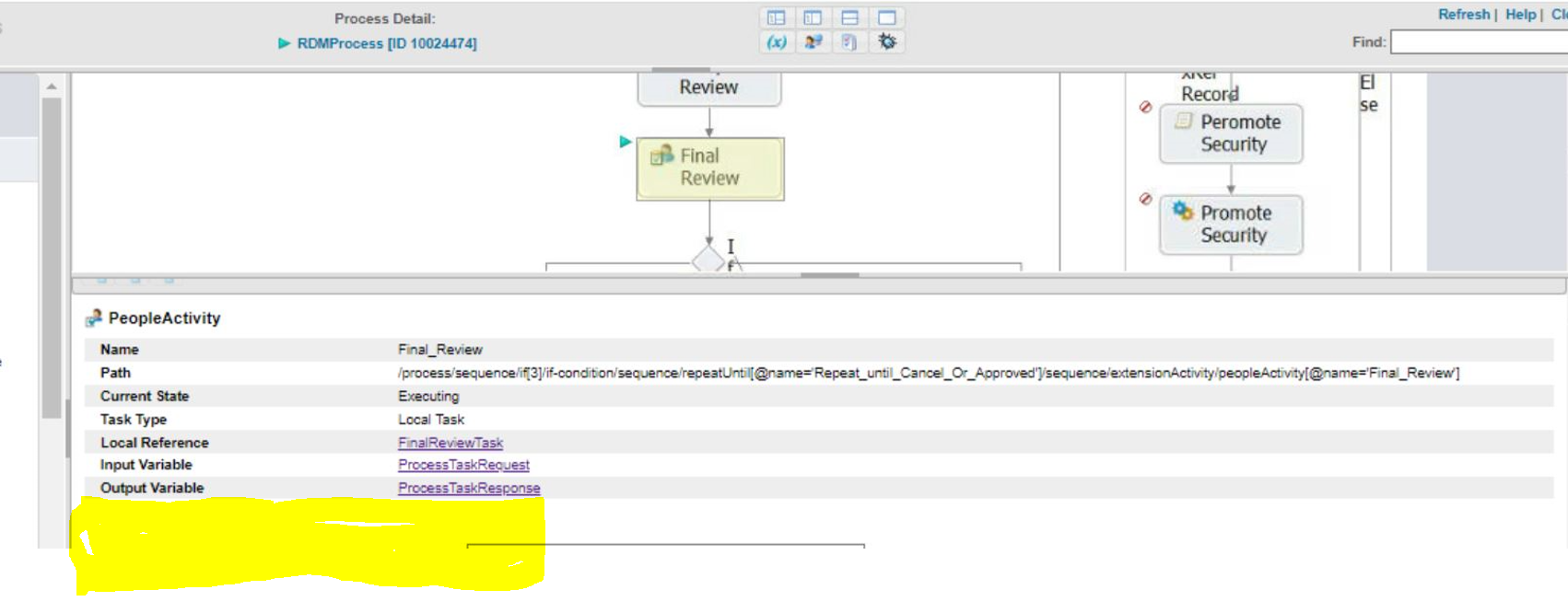 ActiveVOS Task is getting stuck at Final Review step and Task ID ...