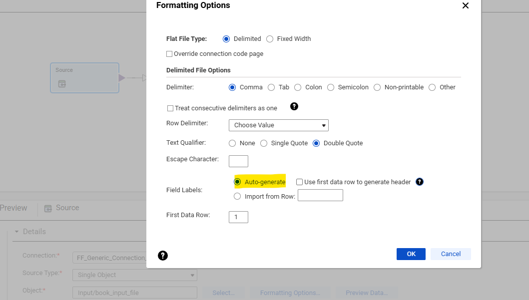 HOW TO: Configure ISM in structure parser transformation in CDI