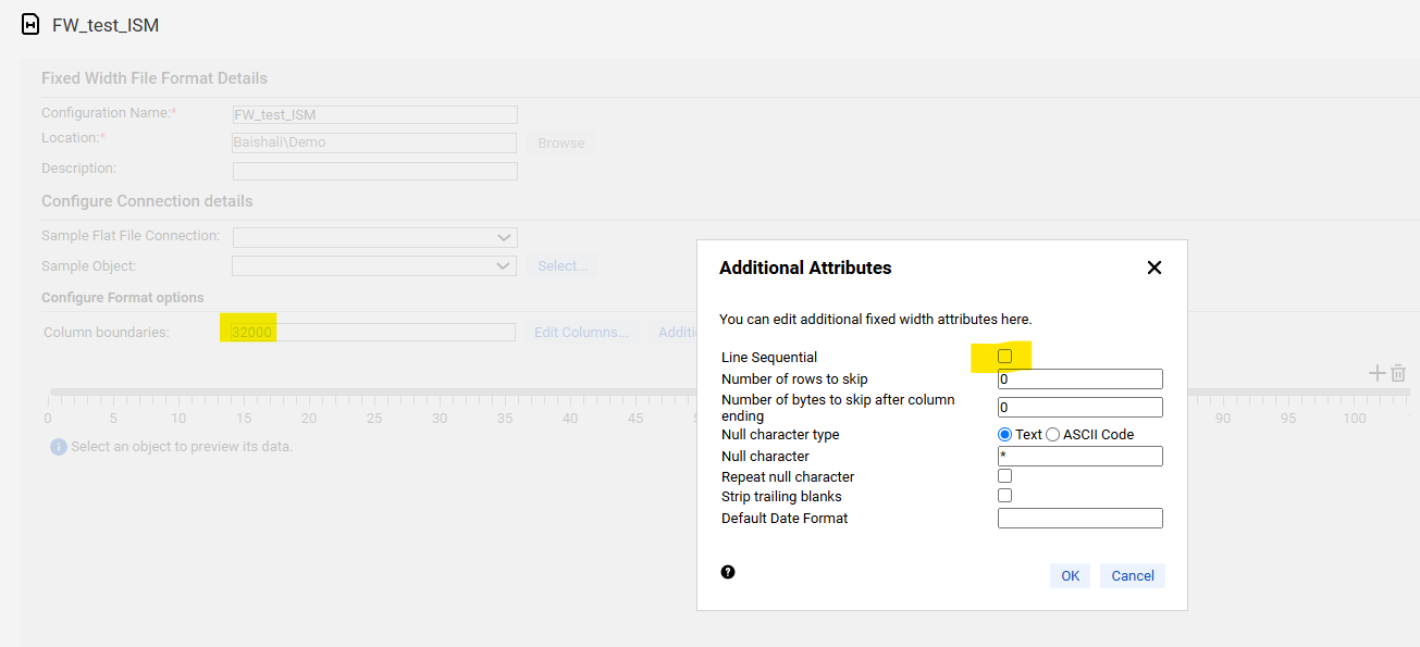 HOW TO: Configure ISM in structure parser transformation in CDI