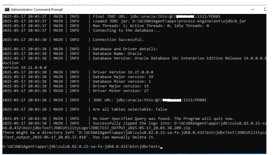 ERROR: Unable to connect to Oracle 19c Database using JDBC app ...