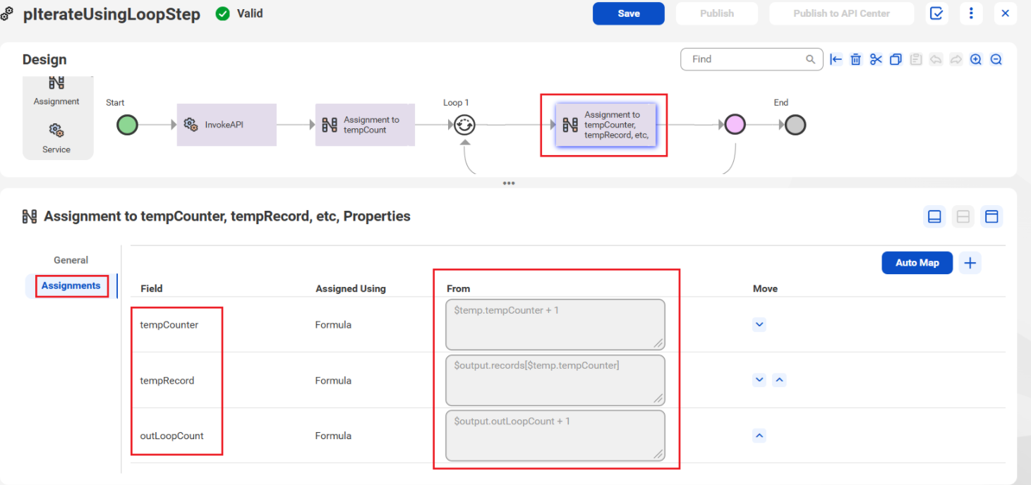HOW TO: Iterate Over an Object List Using Loop Step in CAI