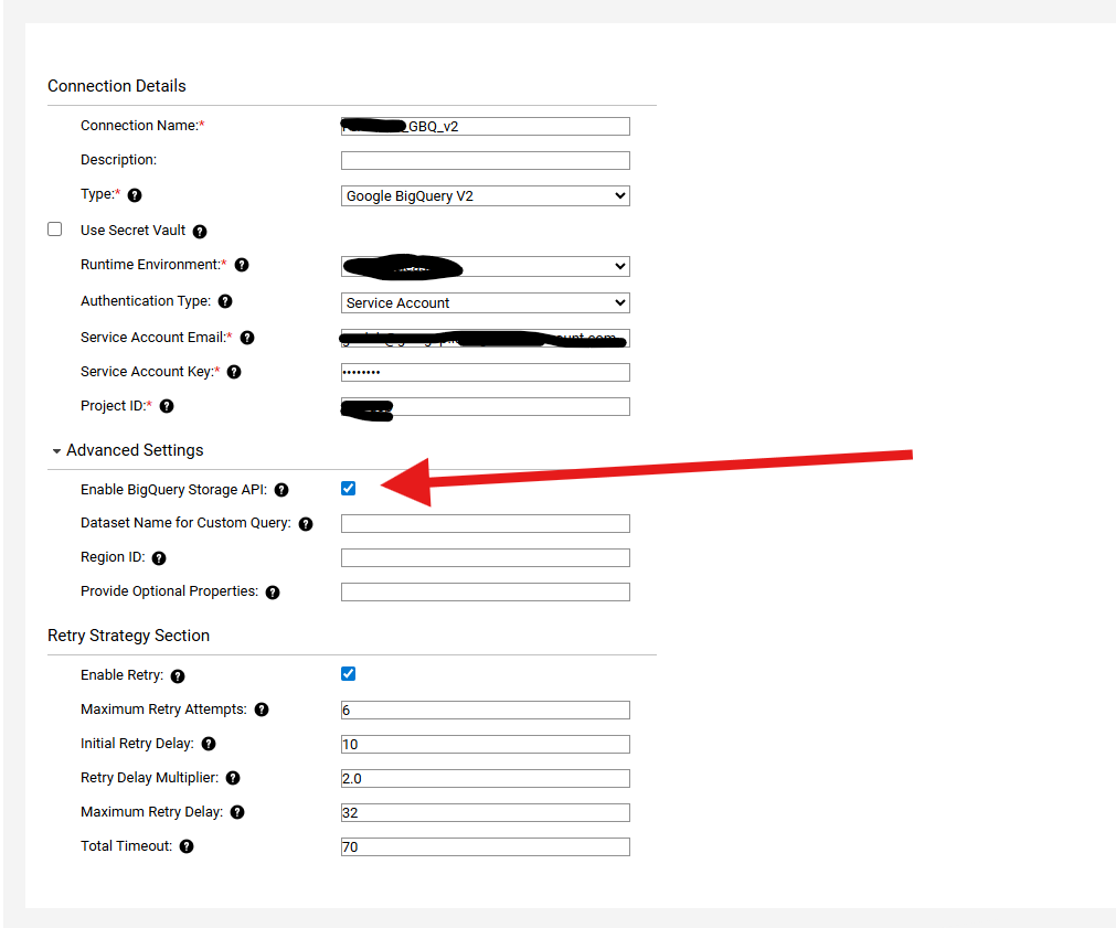 FAQ: How to read json data from Google Big Query in CDI?