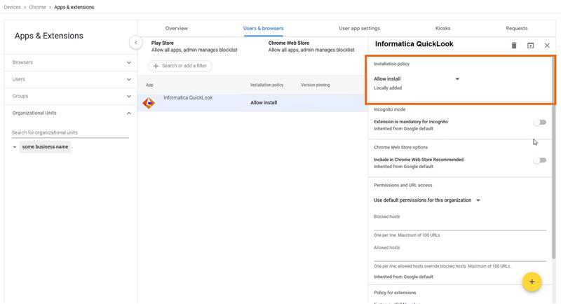 How To: Create a Google Chrome extension policy to configure the POD ...