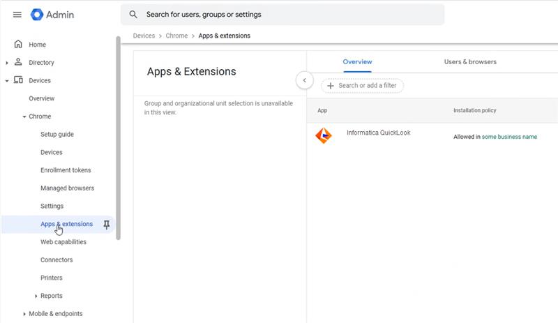 How To: Create a Google Chrome extension policy to configure the POD ...