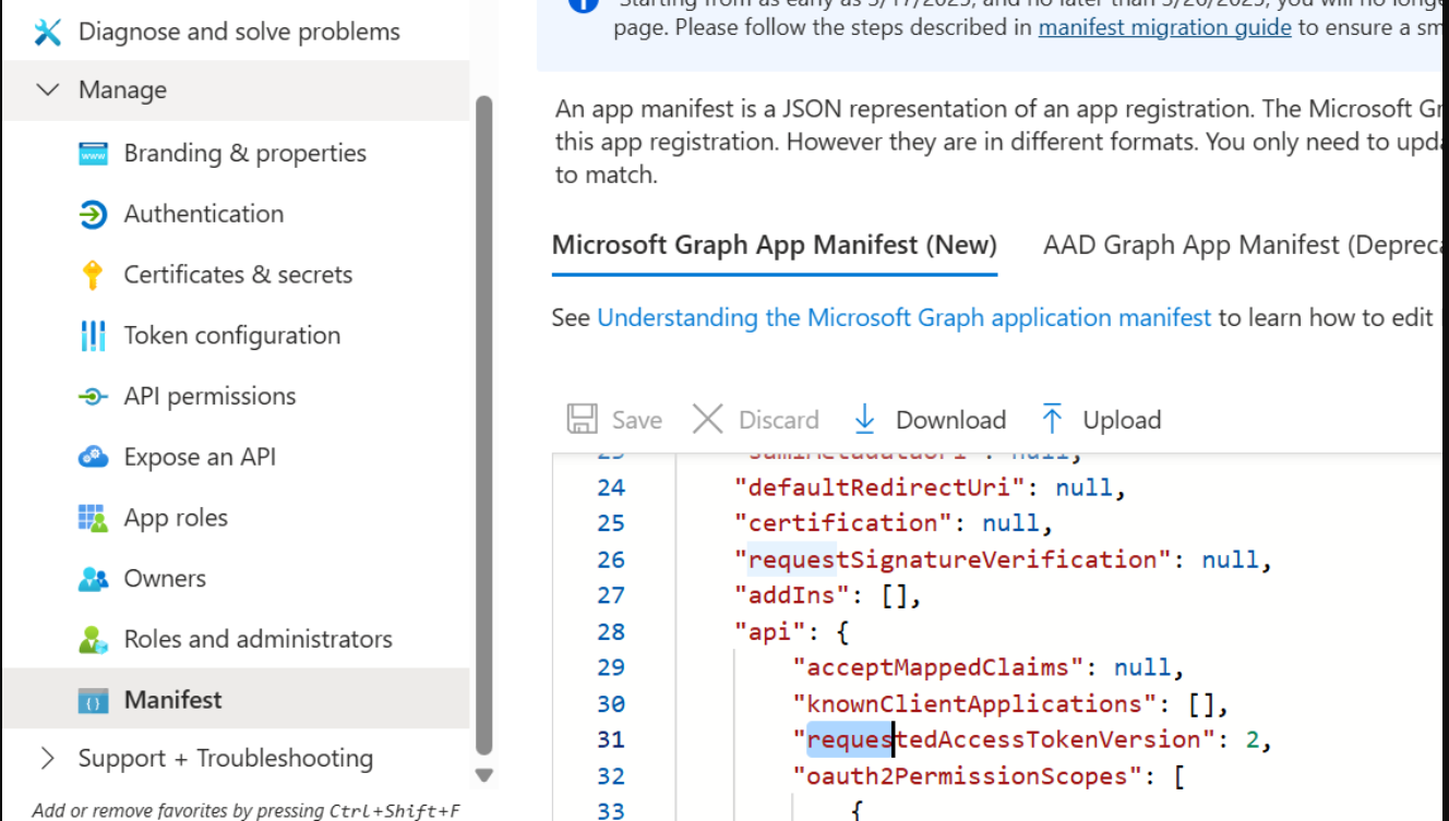 ERROR: "Failed to update Application ID URI application property. Error ...