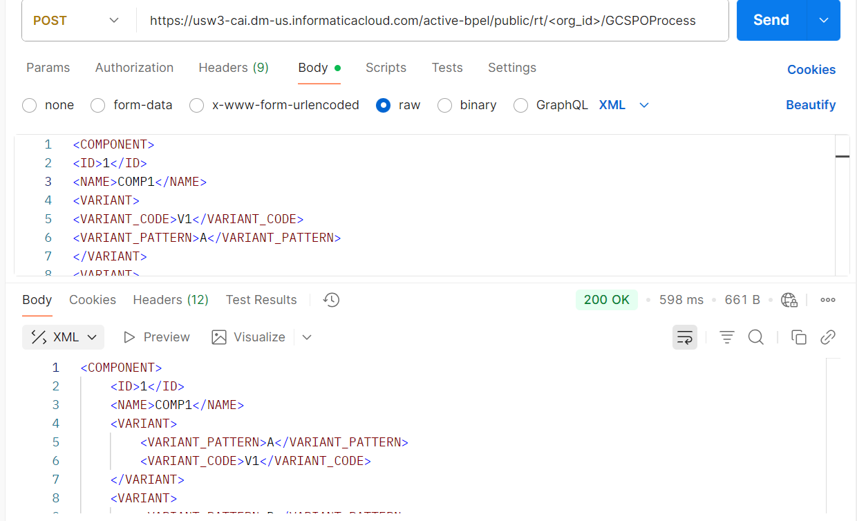 How to Generate Nested Process Object Structure in Cloud Application ...