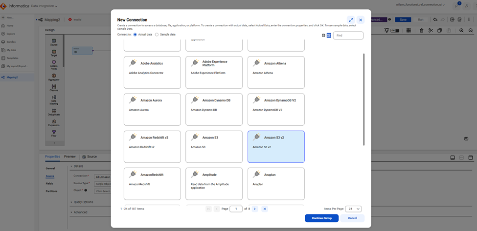Introducing the New Connections Page in Administrator and Data Integration