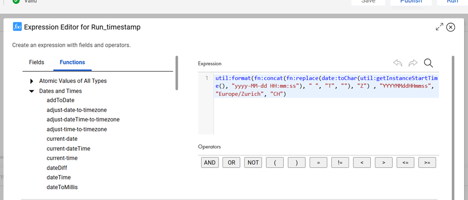 HOW TO: Convert the time from UTC to different time zone in IICS Task flow