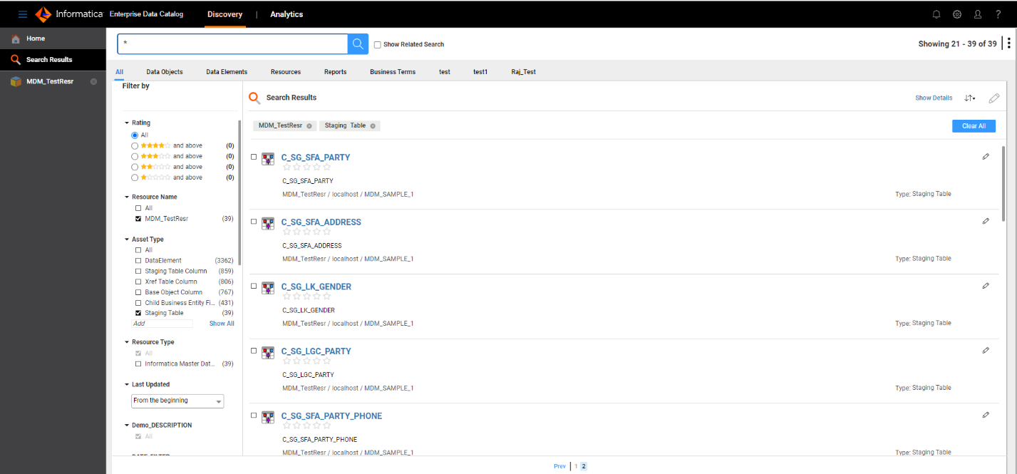 Configuring MDM Scanner in EDC 10.5 and above versions