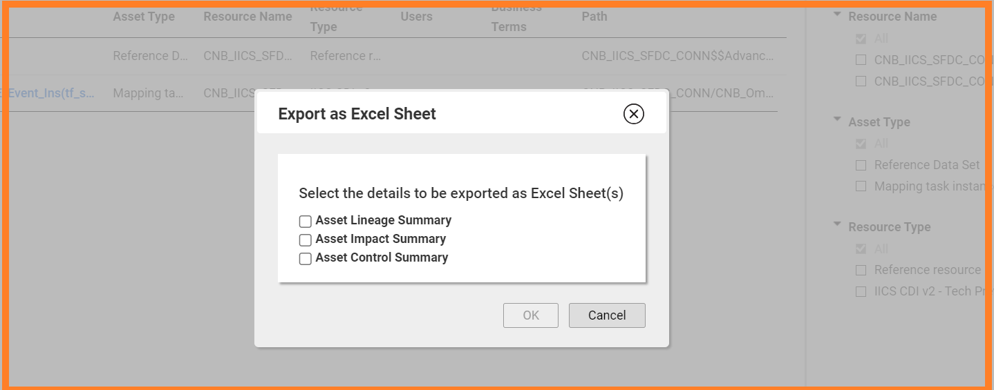 HOW TO: Export Asset Lineage, Impact and Control Summaries in EDC
