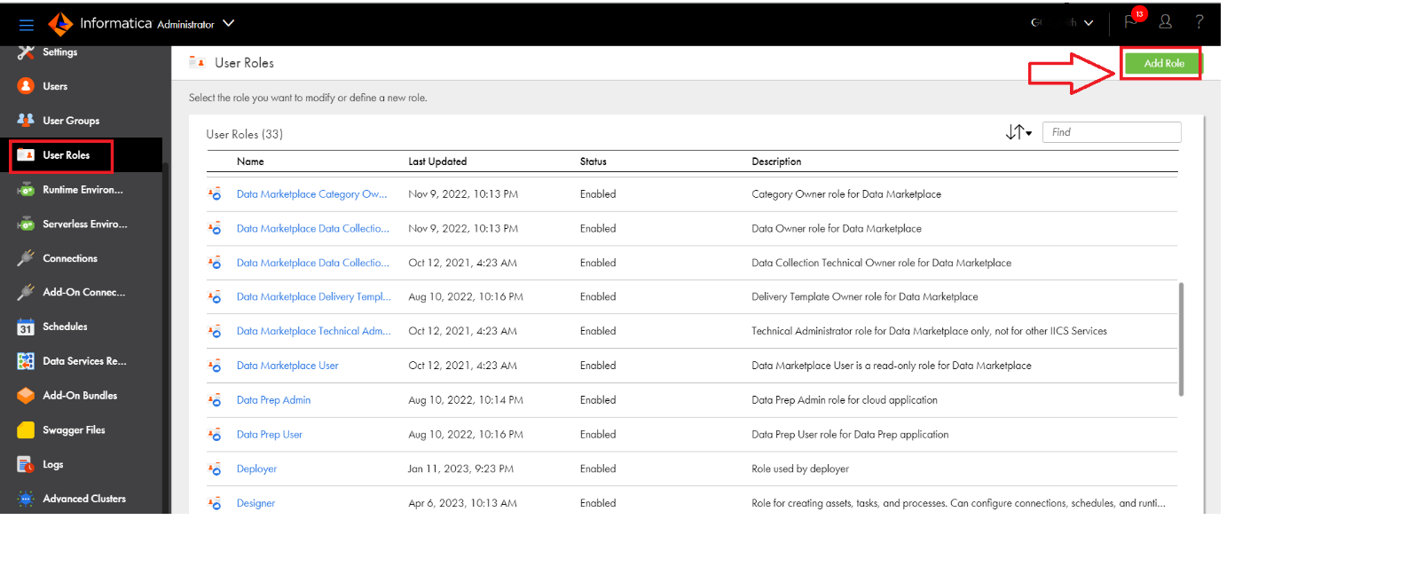 HOW TO: Create an user in IICS to grant access for only Data Transfer ...