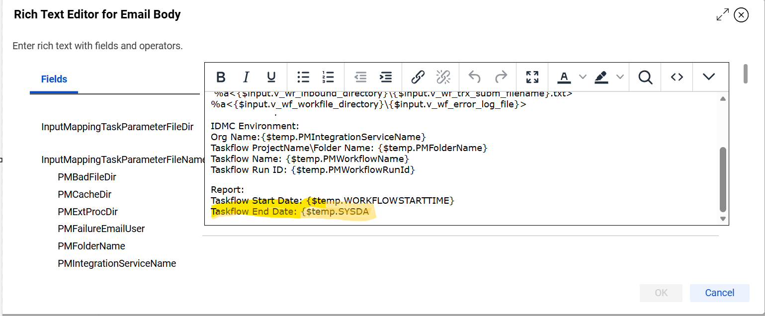 "String Index Out of Range -1241 Error" while publishing Workflow in CDI
