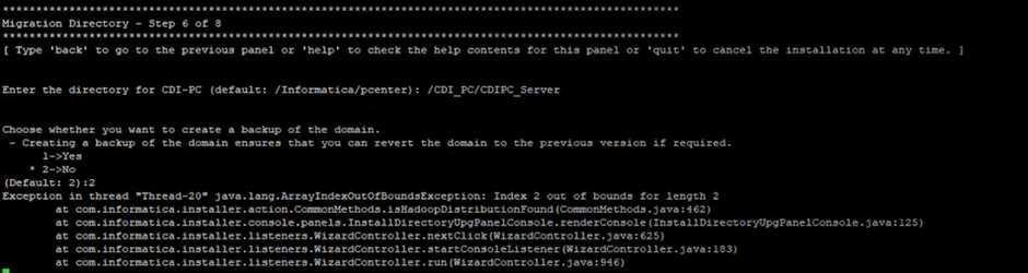ERROR: "Exception in thread Thread-20 java.lang ...