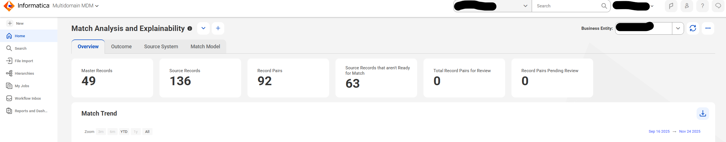 HOW TO: View Match Analysis and Explainability Dashboard in MDM