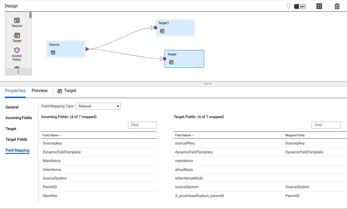 How To : Create a mapping to load data into Dynamic field definition ...